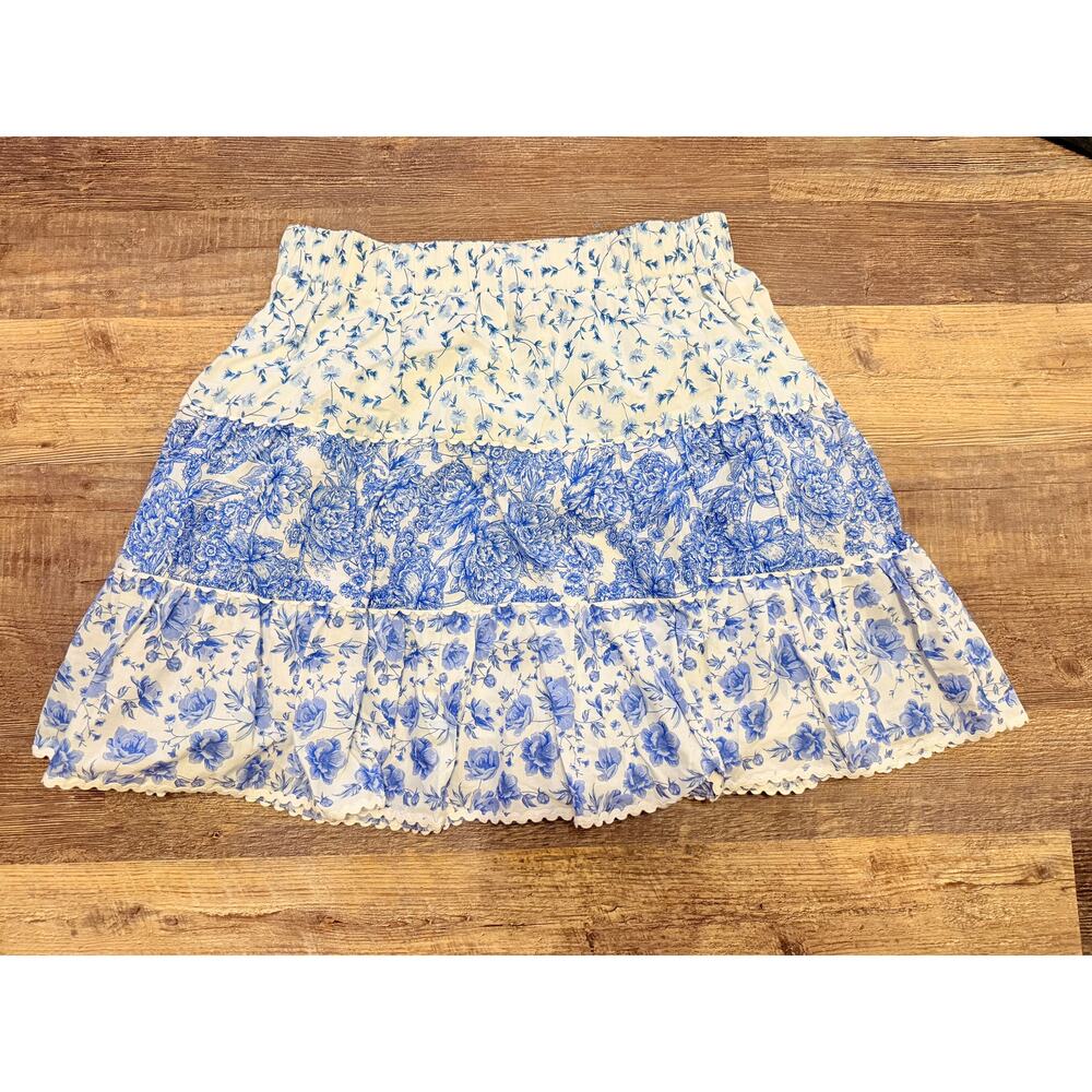 Simply Southern Floral Skirt Size Large NWT - Picture 2 of 4